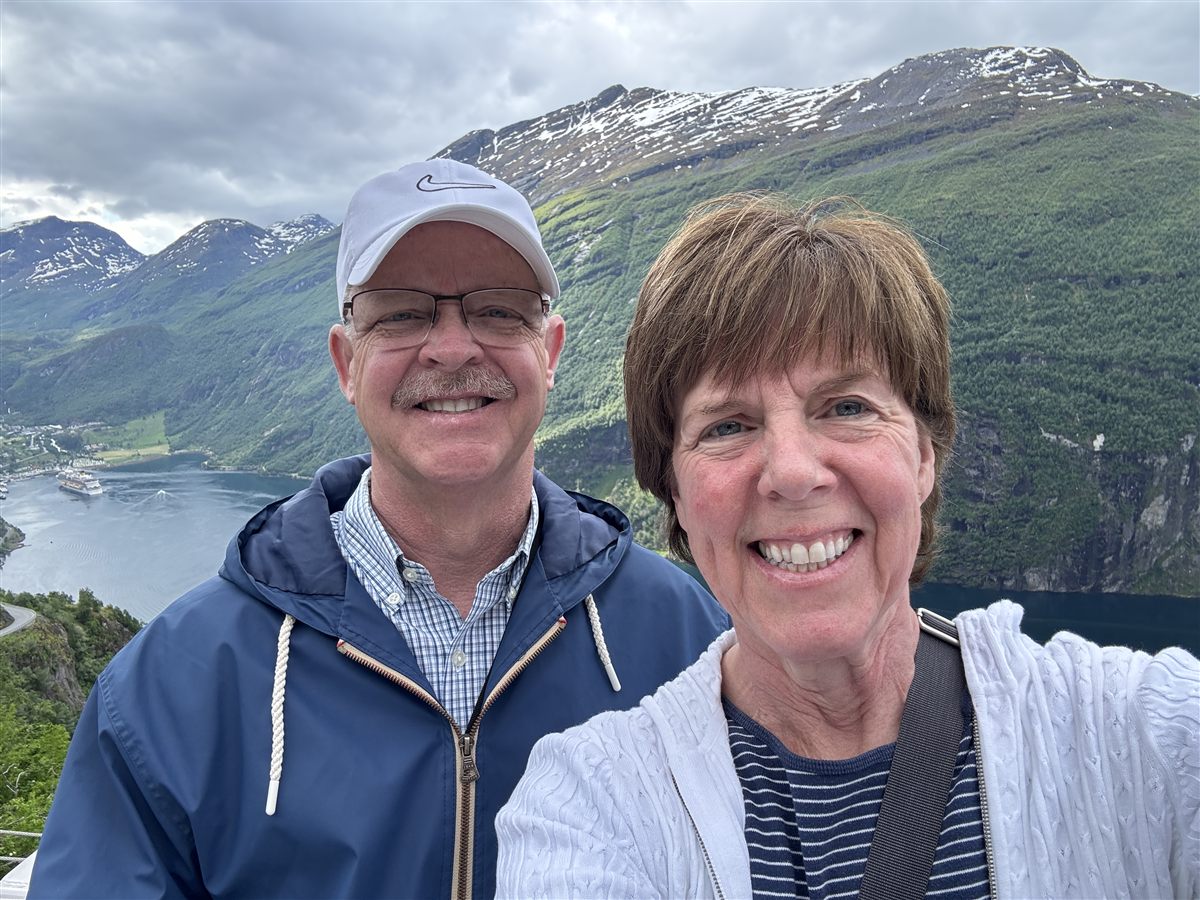 Brad and Gayle on Viking's Iceland & Norway Arctic Explorer